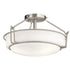 Kichler Alkire 3 Light Semi Flush Model: 44085NI
