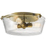 Kichler Alton 3 Light Flush Mount Model: 45299BK