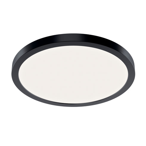 Kichler Ara 11in. Flush Mount 3000K BK in Black Finish Model: 53011BK30