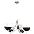 Kichler Arcus Chandelie Semi Flush 5 Light in Champagne Bronze Finish Model: 52558CPZWH