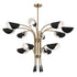 Kichler Arcus Chandelier 12 Light in Champagne Bronze Finish Model: 52561CPZBK