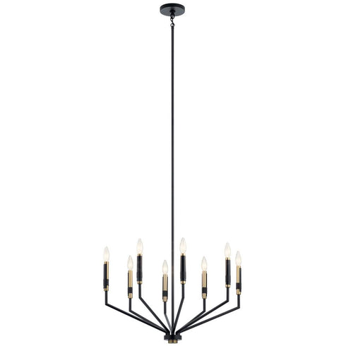 Kichler Armand 8 Light Chandelier Model: 52349BK