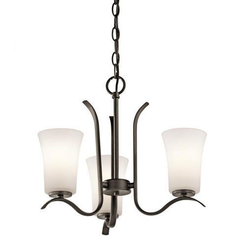 Kichler Armida 3 Light Mini Chandelier Model: 43073CH