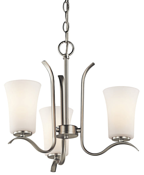 Kichler Armida 3 Light Mini Chandelier Model: 43073NI