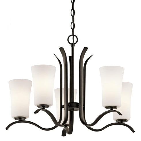 Kichler Armida Chandelier 5 Light in Olde Bronze Finish Model: 43074OZ