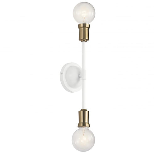 Kichler Armstrong 2 Light Wall Sconce Model: 43195WH