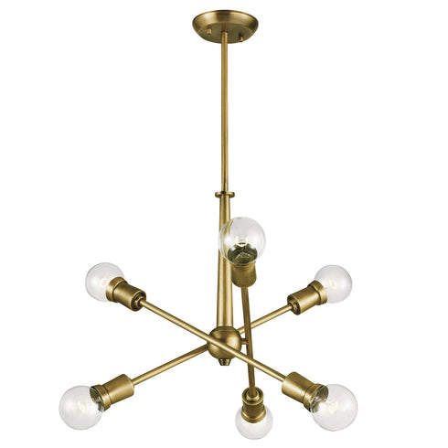 Kichler Armstrong 6 Light Chandelier Model: 43095CH