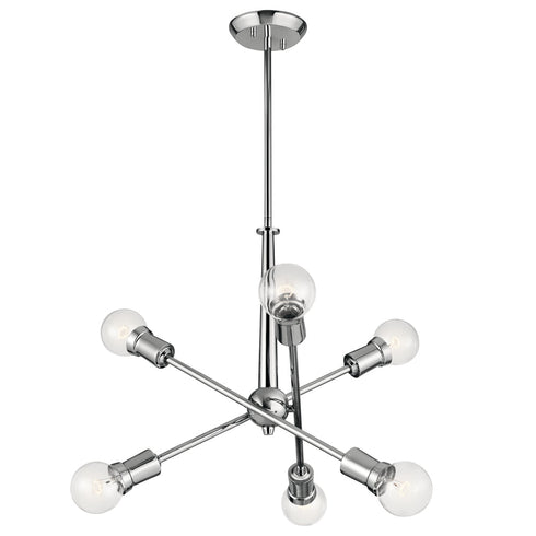 Kichler Armstrong 6 Light Chandelier Model: 43095CH