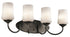 Kichler Aubrey 4 Light Bath Model: 45571NI
