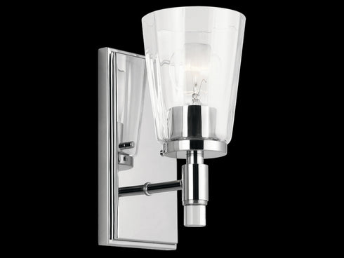 Kichler Audrea 1 Light Wall Sconce Model: 45866CH