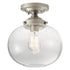 Kichler Avery 1 Light Semi Flush Model: 42296NI