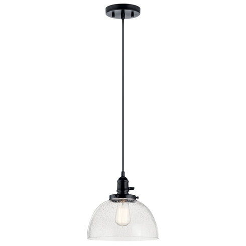 Kichler Avery 9.5 Inch 1 Light Goblet Mini Pendant Model: 43853BK