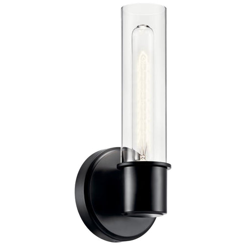 Kichler Aviv Wall Sconce 1 Light in Black Finish Model: 52653BK