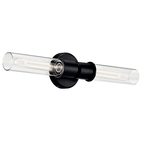 Kichler Aviv Wall Sconce 2 Light in Black Finish Model: 52654BK