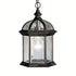 Kichler Barrie 1 Light Outdoor Pendant Model: 9835BK
