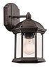 Kichler Barrie 1 Light Outdoor Wall Model: 49183BK