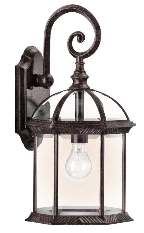 Kichler Barrie 1 Light Outdoor Wall Model: 49186BK