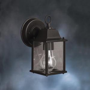 Kichler Barrie Outdoor Wall 1 Light in Black Finish Model: 9794BK