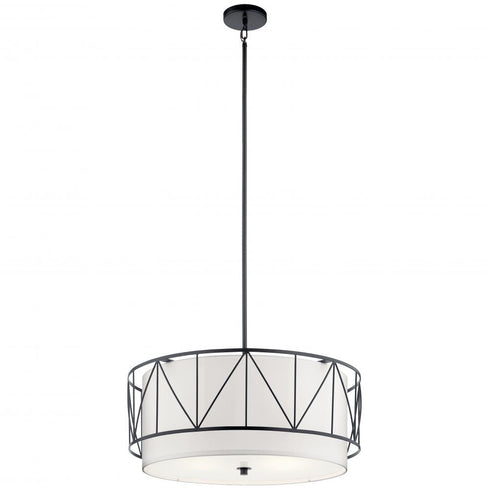 Kichler Birkleigh 4 Light Pendant Model: 52072BK