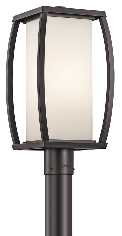 Kichler Bowen 1 Light Outdoor Post Mt Model: 49342AZ