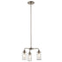 Kichler Braelyn 3 Light Chandelier Semi Flush Model: 43057CLP
