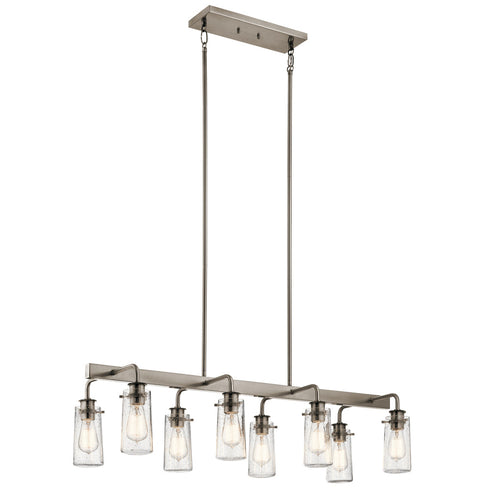 Kichler Braelyn 8 Light Linear Chandelier Model: 43457OZ