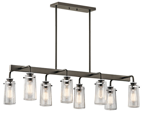 Kichler Braelyn 8 Light Linear Chandelier Model: 43457OZ