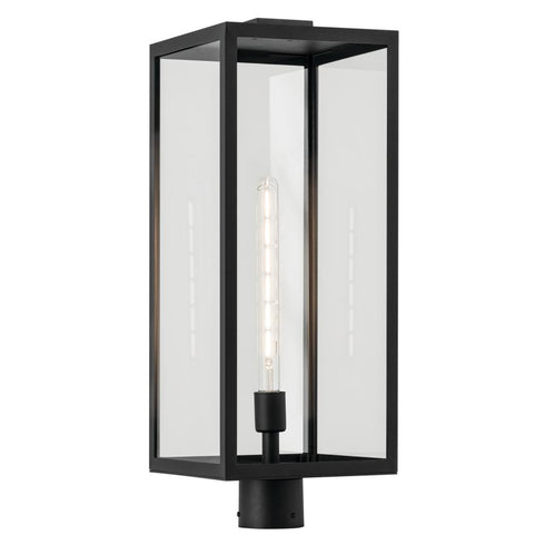 Kichler Branner Outdoor Post Light 1 Light in Black Textured Finish Model: 59115BKT