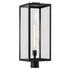 Kichler Branner Outdoor Post Light 1 Light in Black Textured Finish Model: 59115BKT