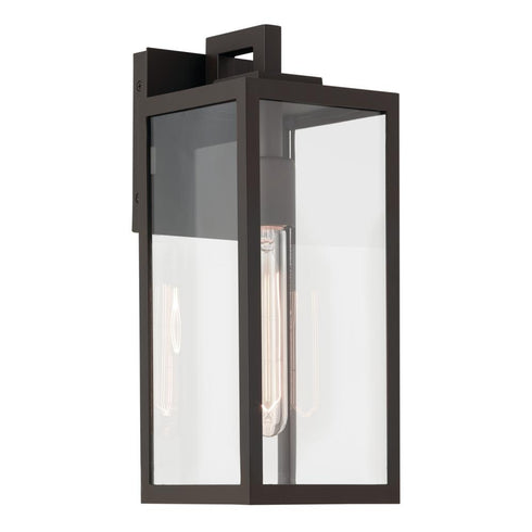 Kichler Branner Outdoor Wall 1 Light in Black Textured Finish Model: 59111BKT