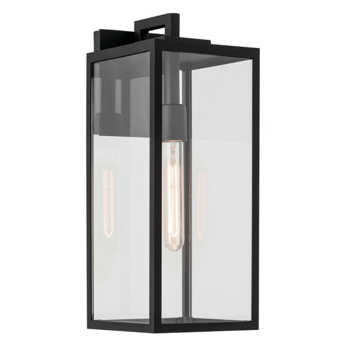 Kichler Branner Outdoor Wall 1 Light in Black Textured Finish Model: 59112BKT