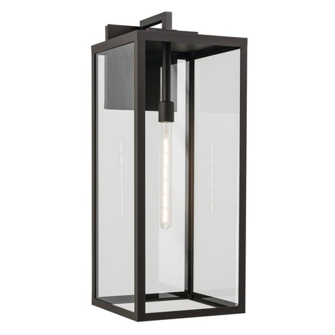 Kichler Branner Outdoor Wall 1 Light in Black Textured Finish Model: 59114BKT