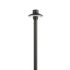 Kichler Brass Small Hat Brass 3 inch in Black Brass Finish Model: 15506BKB