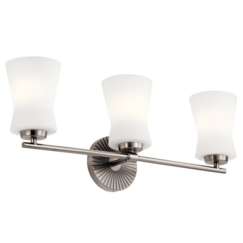 Kichler Brianne™ 24.5 Inch 3 Light Vanity Light Model: 55117CLP