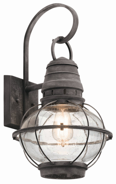 Kichler Bridge Point 1 Light Outdoor Wall Model: 49629WZC