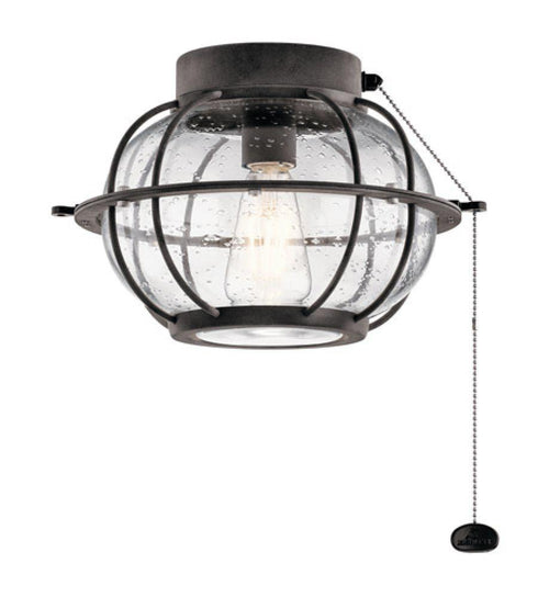 Kichler Bridge Point LED Outdoor Light Kit in Weathered Zinc Model: 380945WZC