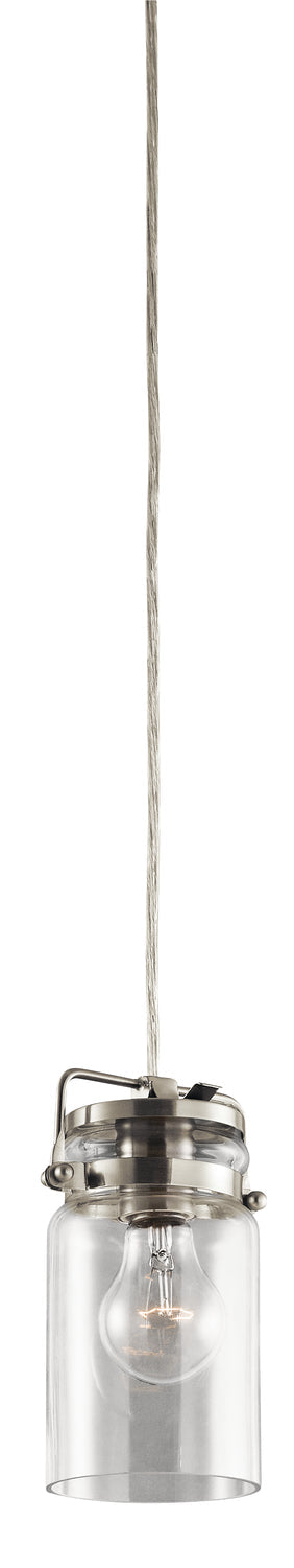 Kichler Brinley 1 Light Mini Pendant Model: 42878NI