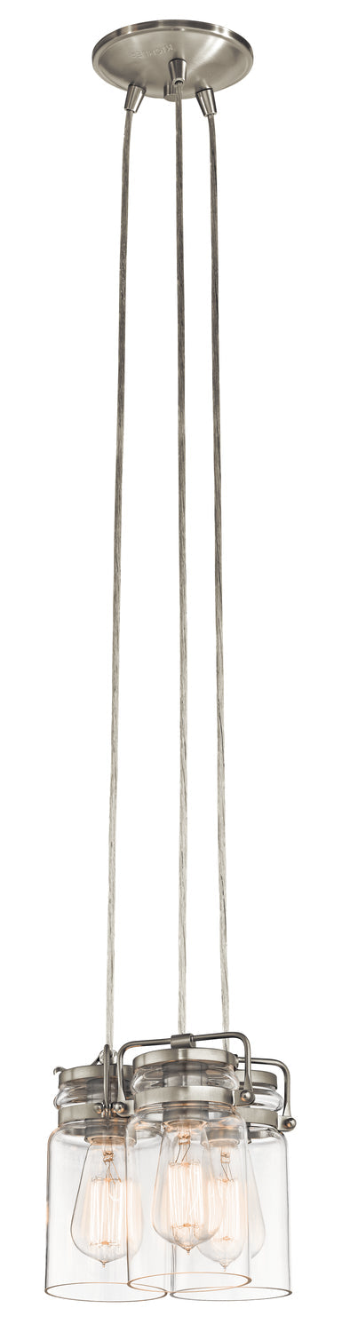 Kichler Brinley 3 Light Pendant Model: 42869NI