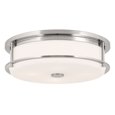 Kichler Brit Flush Mount 4 Light in Black Finish Model: 52597BKCPZ