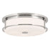 Kichler Brit Flush Mount 4 Light in Black Finish Model: 52597BKCPZ