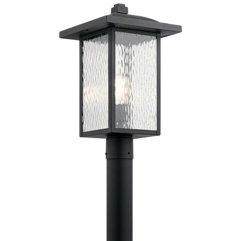 Kichler Capanna 1 Light Outdoor Post Mt Model: 49927BKT