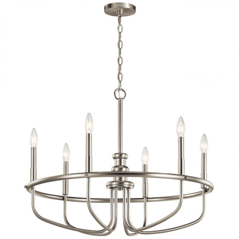 Kichler Capitol Hill 6 Light Chandelier Model: 52304BK