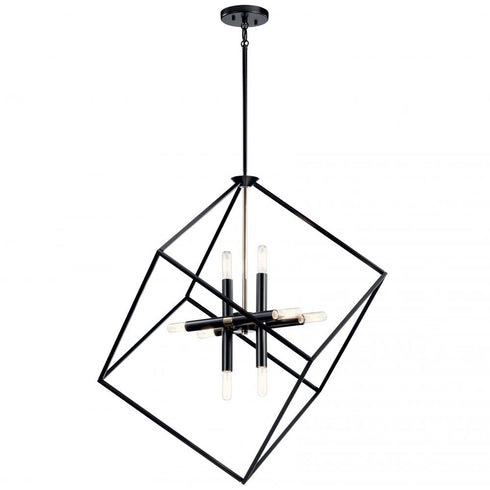 Kichler Cartone 8 Light Chandelier Model: 42526BK