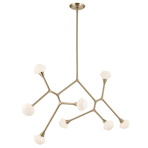 Kichler Cassius Chandelier Extra Large 8 Light in Black Finish Model: 52764BK