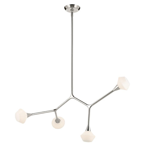 Kichler Cassius Chandelier Large 4 Light in Black Finish Model: 52762BK