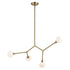 Kichler Cassius Chandelier Large 4 Light in Black Finish Model: 52762BK
