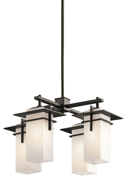 Kichler Caterham 4 Light Indoor Outdoor Chandelier Model: 49638OZ