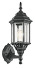 Kichler Chesapeake 1 Light Outdoor Wall Model: 49255BK