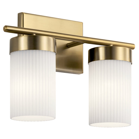 Kichler Ciona™ 14.5 Inch 2 Light Vanity Lighte Model: 55111BNB