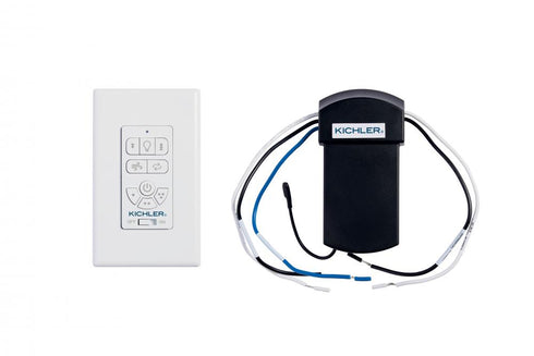 Kichler Controls AC Standard Full Function Wall Control System in White Finish Model: 370156